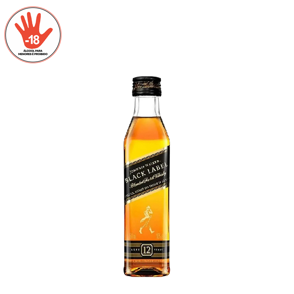 WHISKY JOHNNIE WALKER BLACK LABEL 50ML