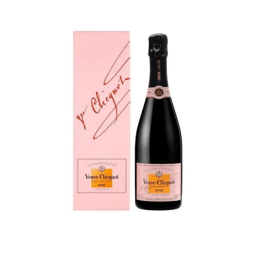 *CHAMP.750ML VEUVE CLICQUOT ROSE COM CAR