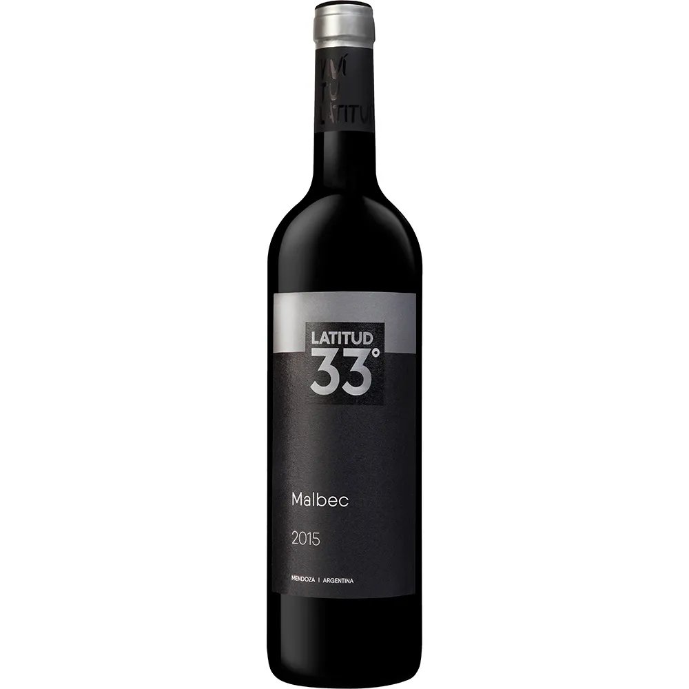 *VINHO ARG.750ML LATITUD 33 MALBEC