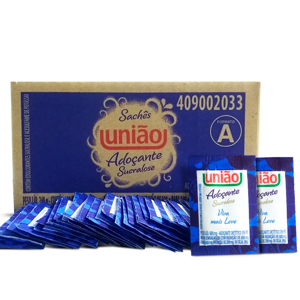 ADOÇANTE EM PÓ UNIÃO SUCRALOSE 400X0,6GR