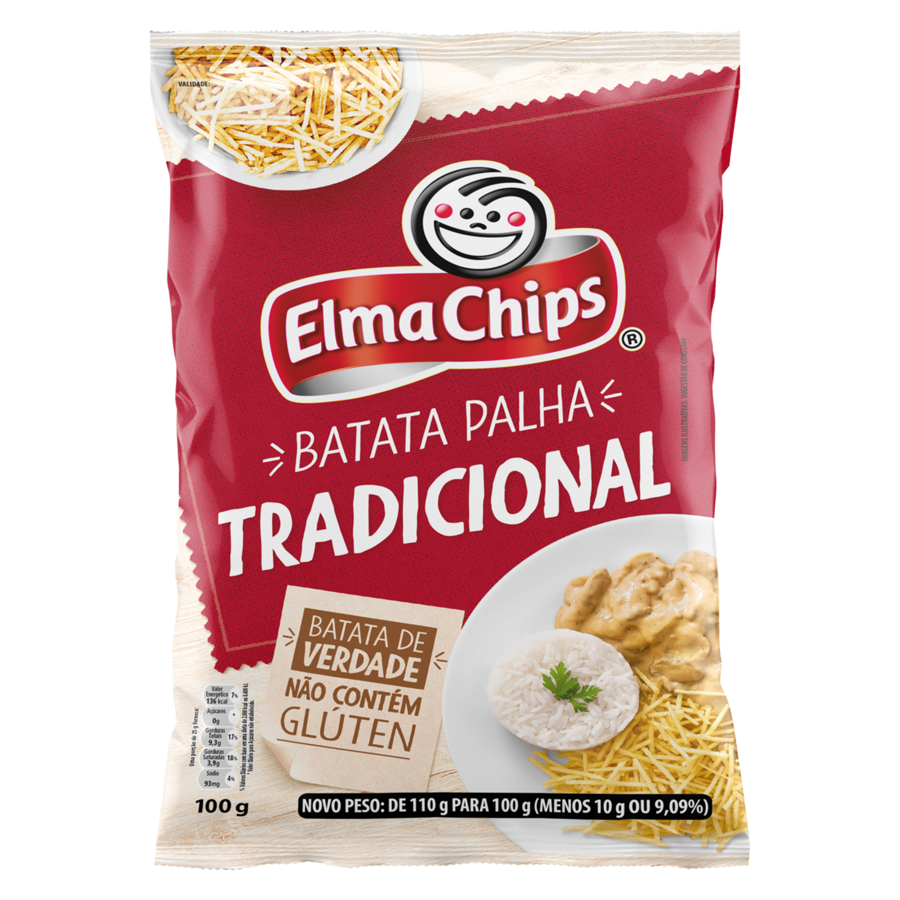 BATATA PALHA TRADICIONAL 100G