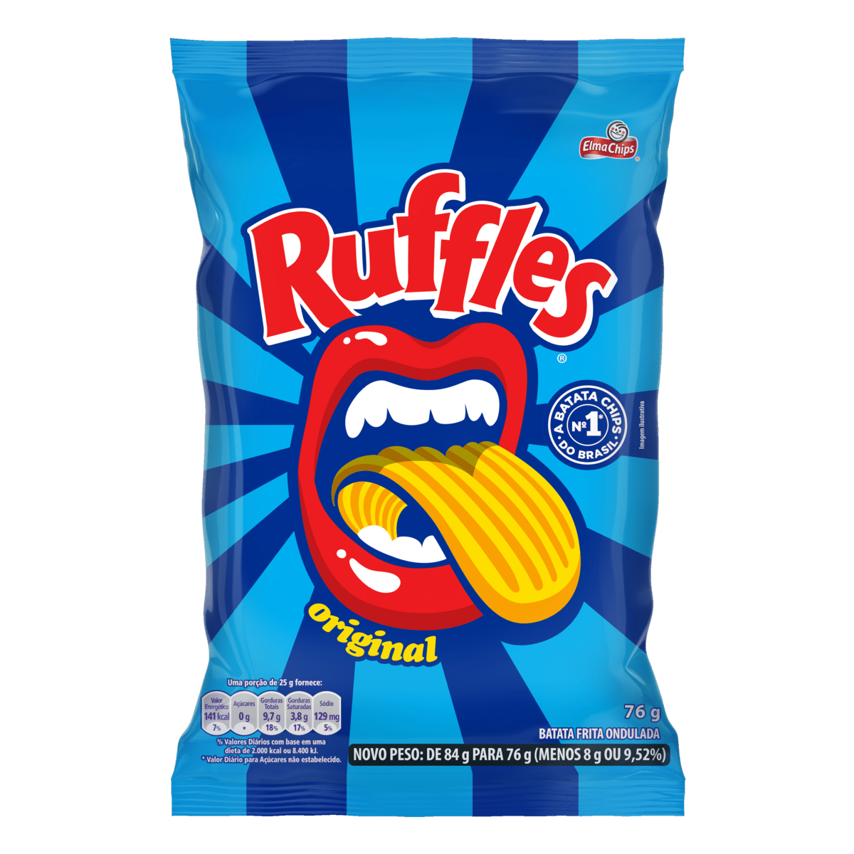 BATATA RUFFLES SAL 76G