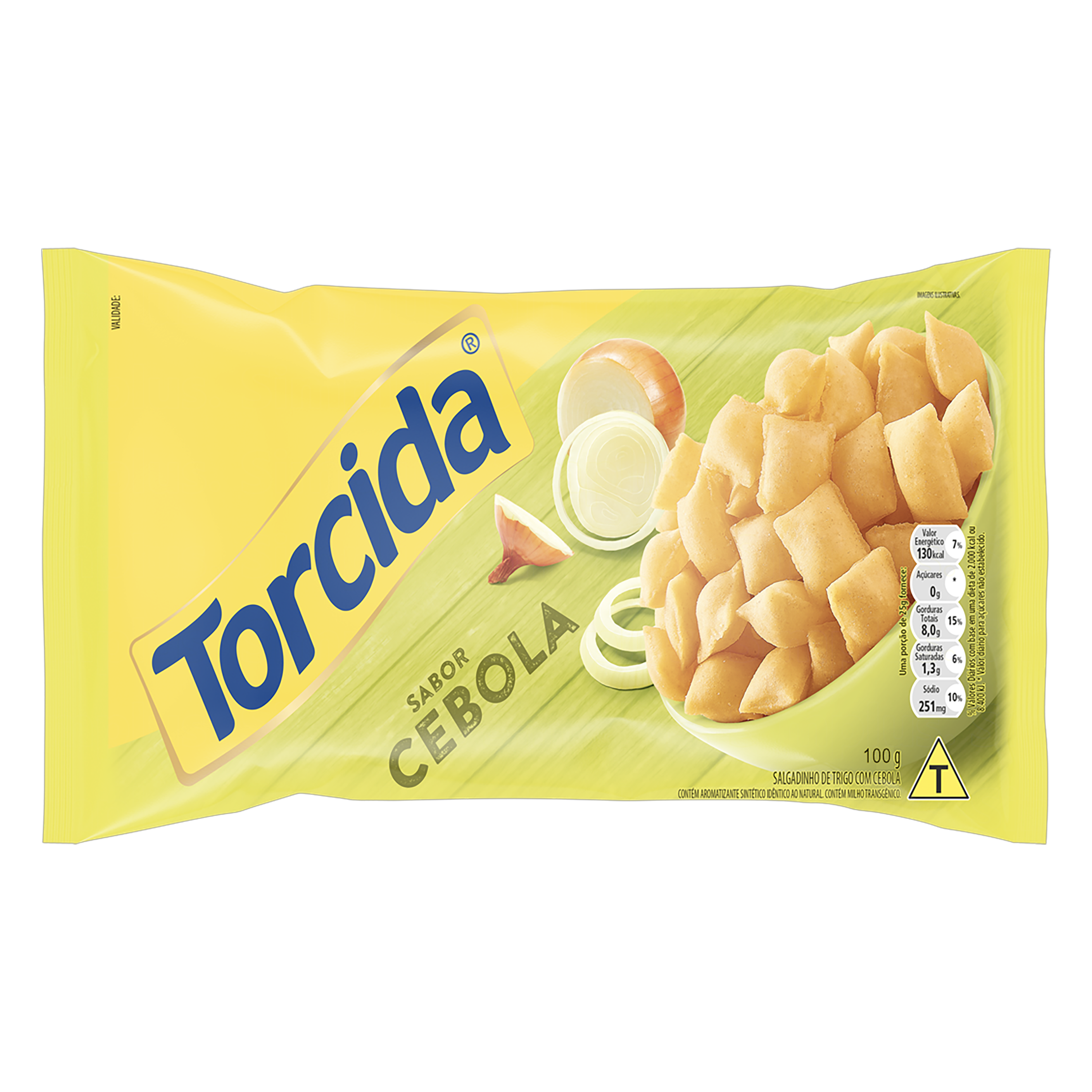 SALGADINHOS TORCIDA CEBOLA 100G