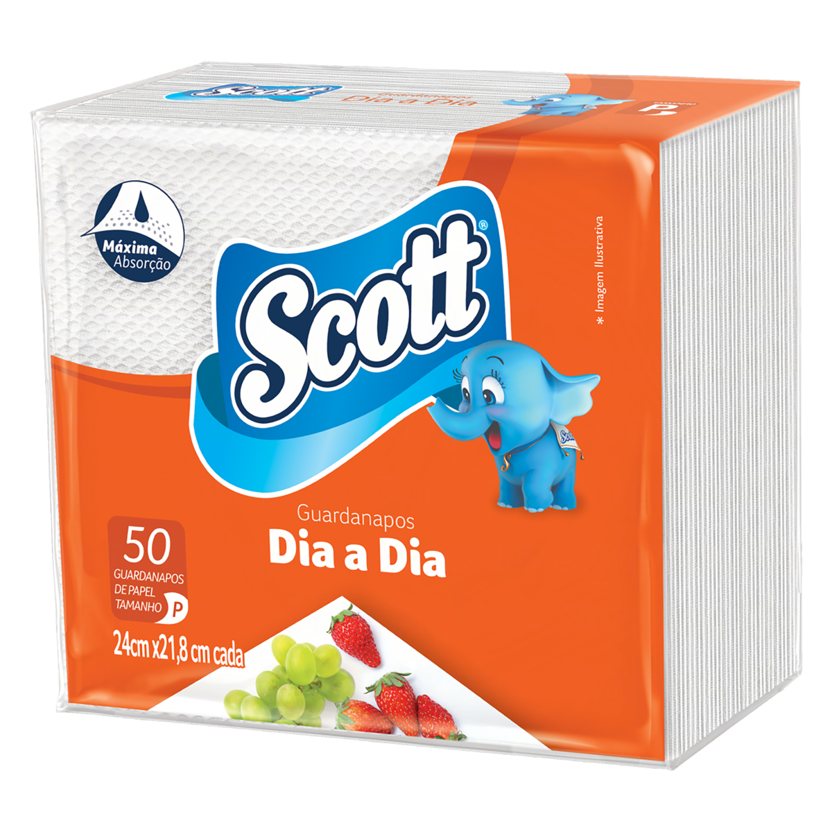 *GUARDANAPO SCOTT DIA A DIA FS 12X50 P