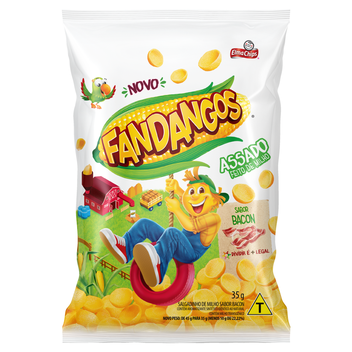 SALGADINHOS FANDANGOS BACON 35G