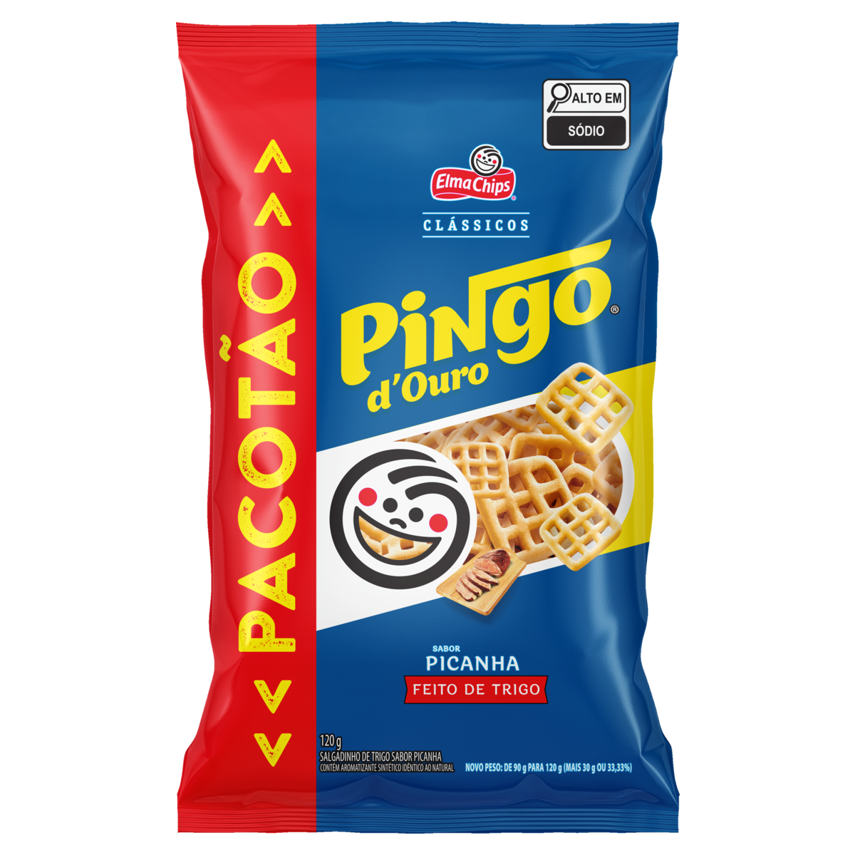 SALGADINHOS PINGO DOURO PICANHA 120G