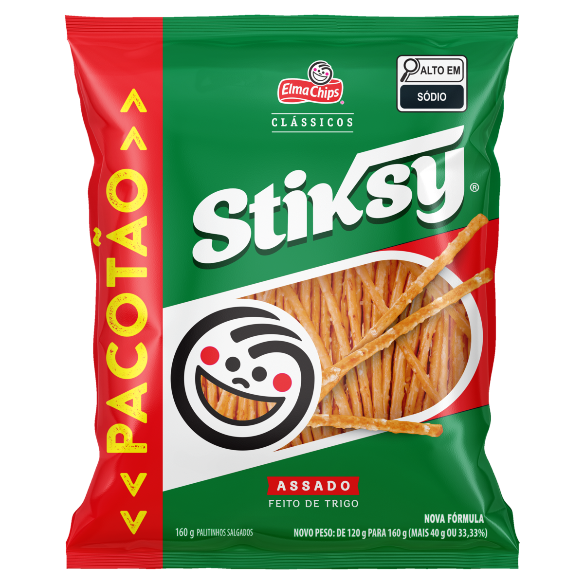 SALGADINHOS STIKSY 160G