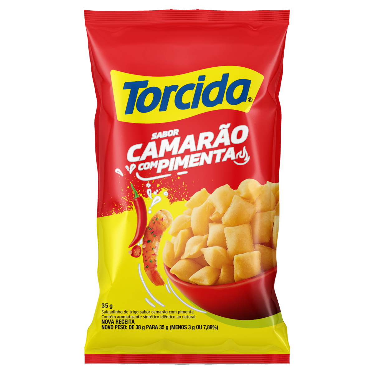 SALGADINHOS TORCIDA CAMARÃO 35G