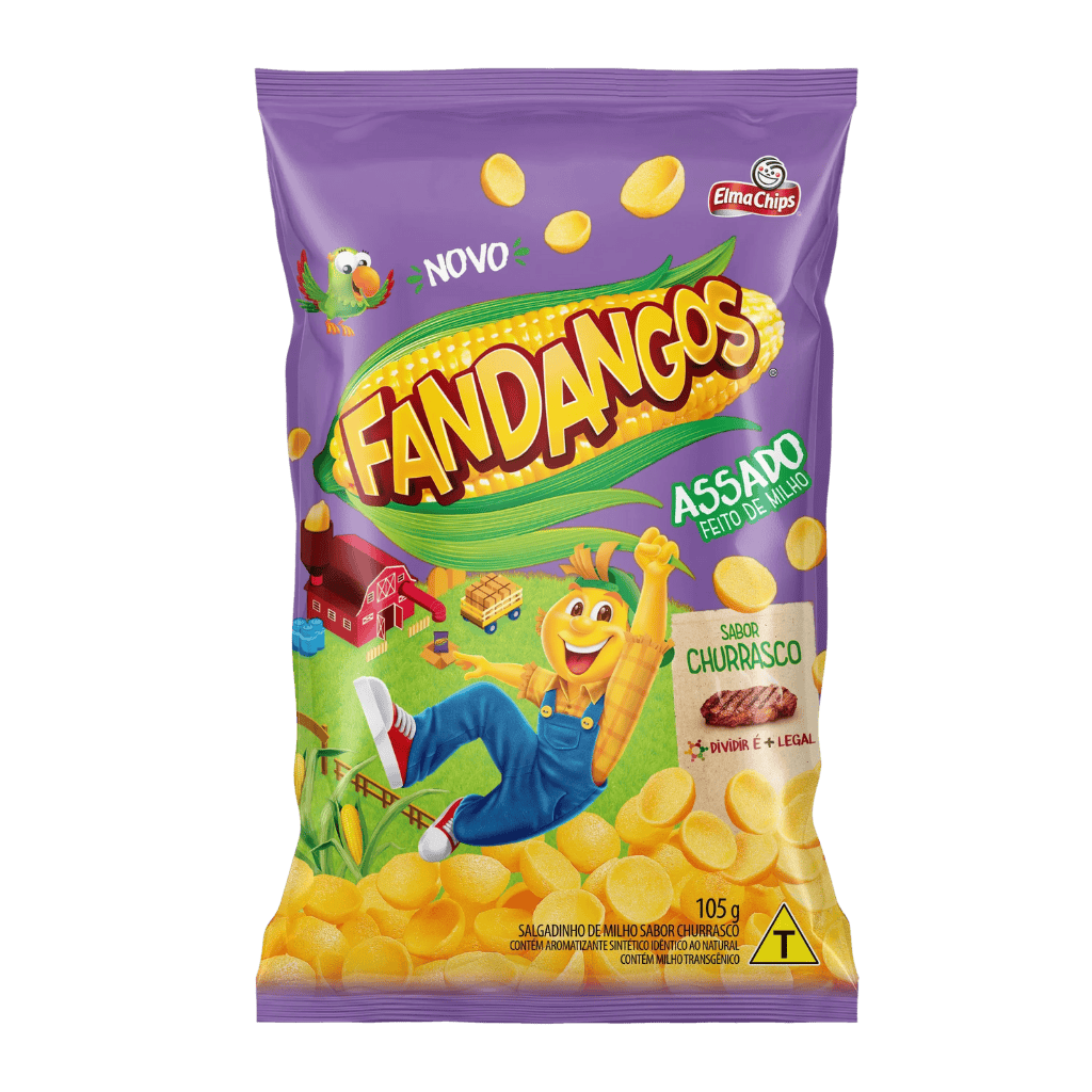 SALGADINHOS FANDANGOS CHURRASCO 105G