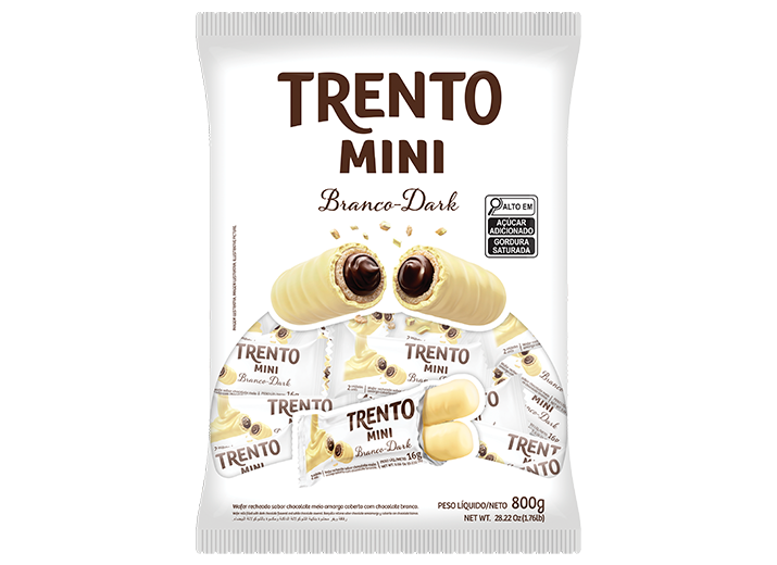 WAFER MINI TRENTO CHOCO BCO 16X16G 256G