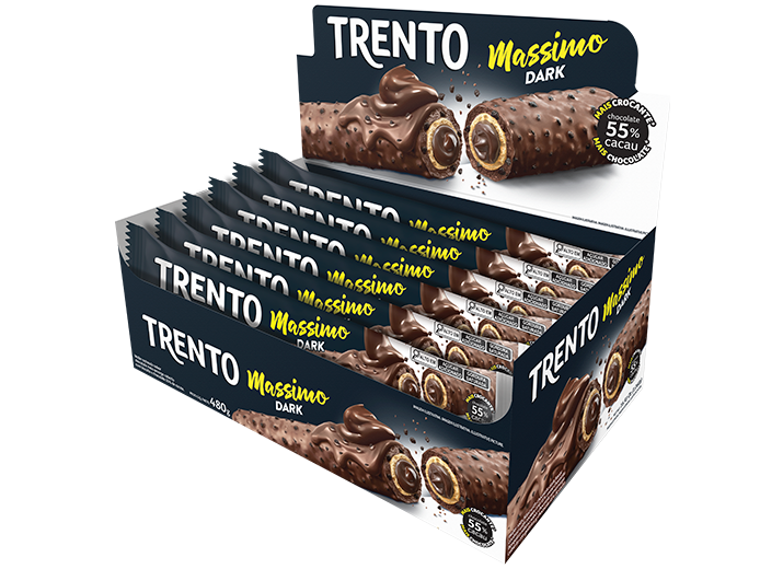 WAFER TRENTO MASSIMO DARK 480G