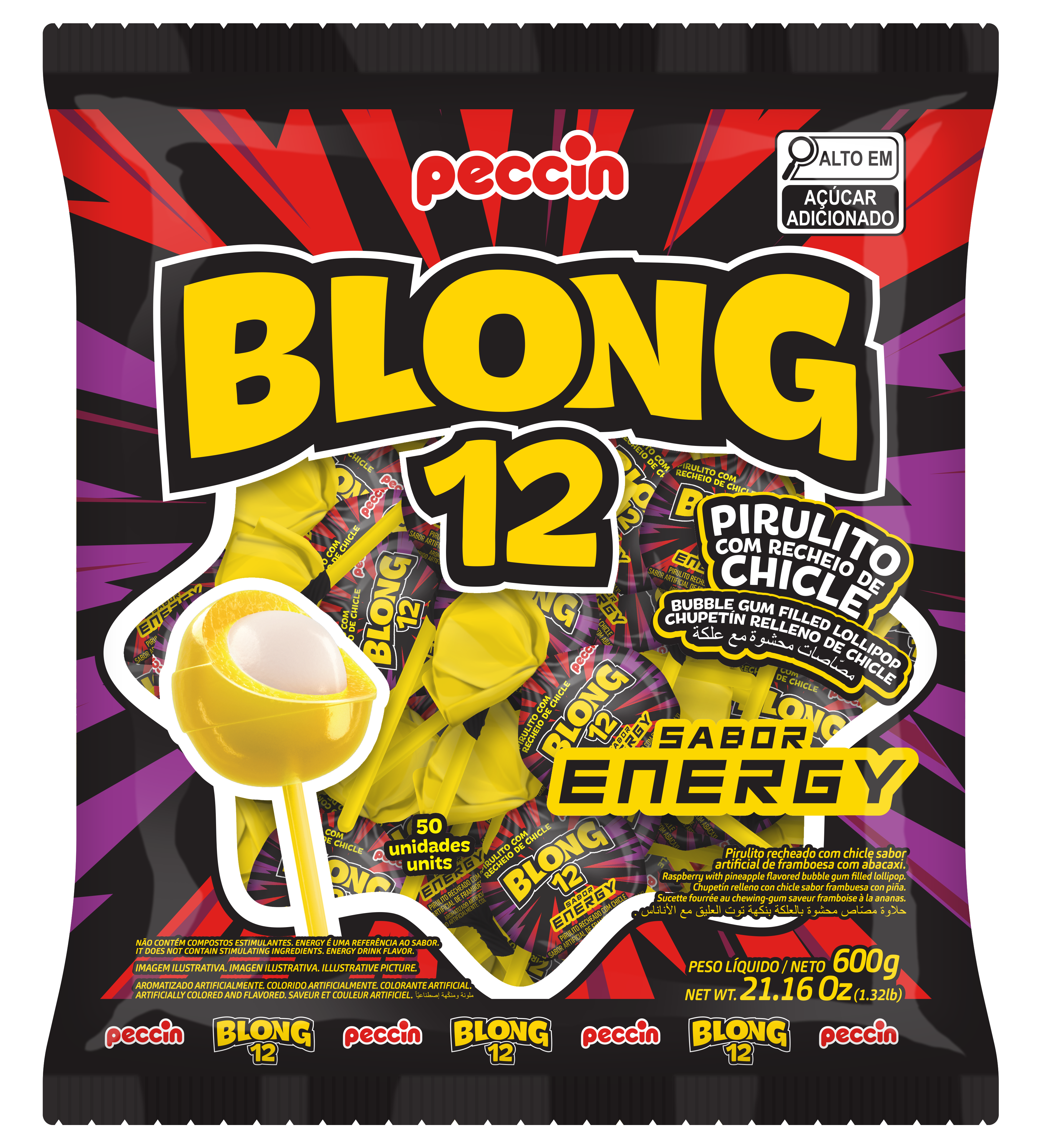 PIRULITO BLONG ENERGY 600G