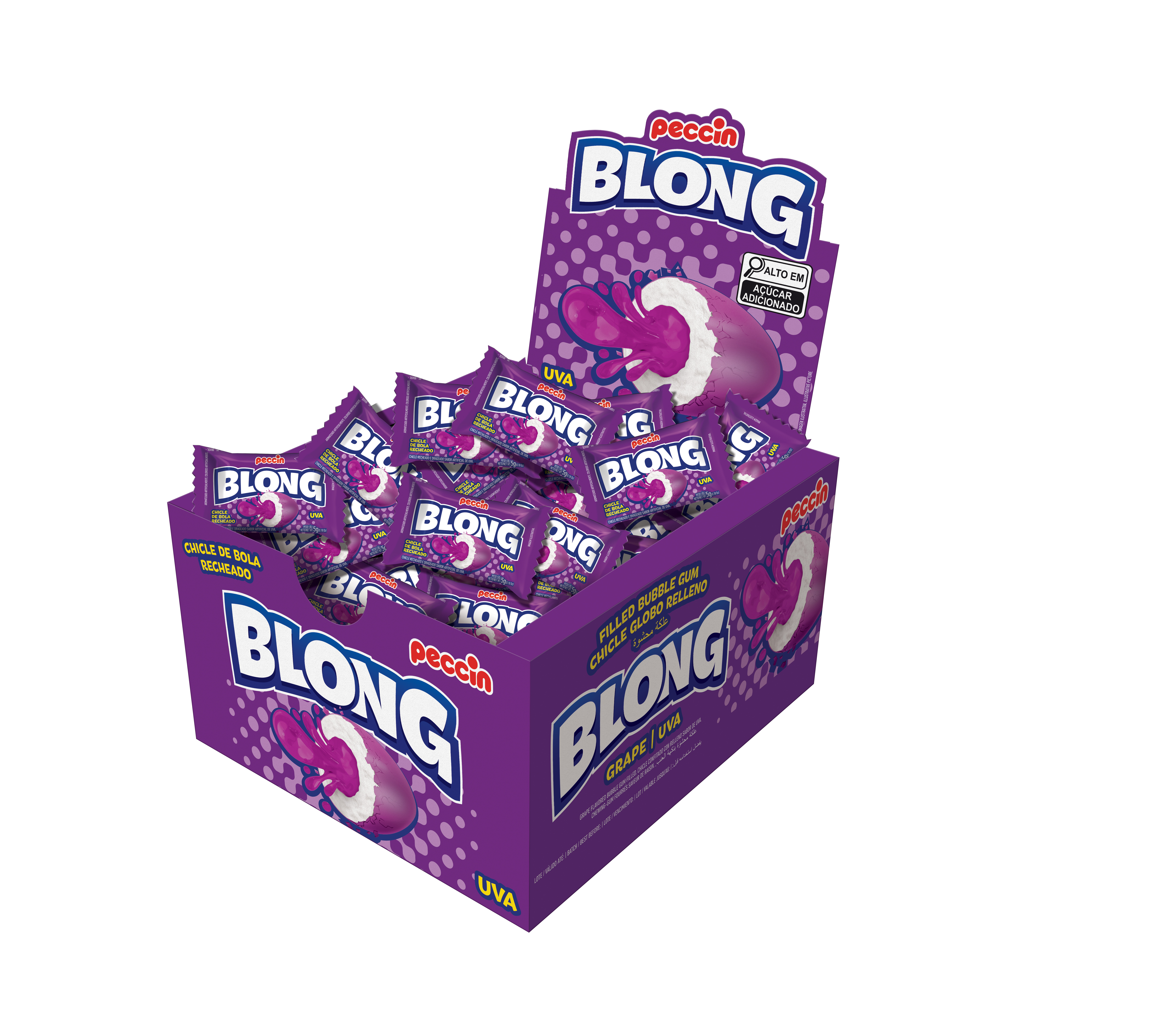 CHICLE BLONG UVA 200G