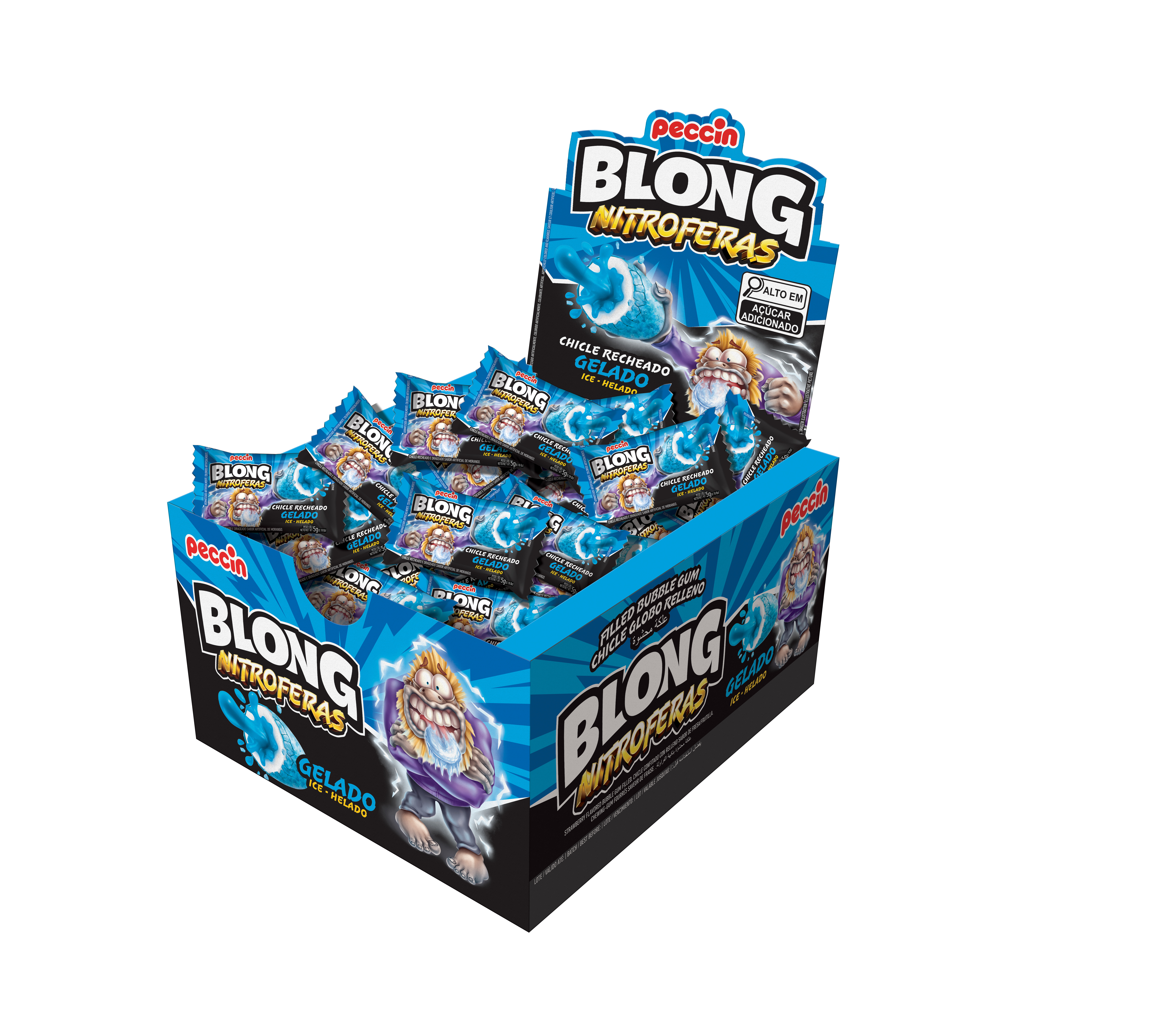 *CHICLE BLONG NITROFERAS ICE 200G