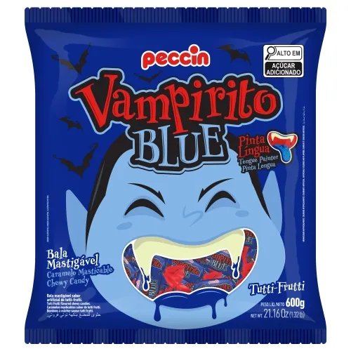 BALA MASTIGAVEL VAMPIRO BLUE 600G