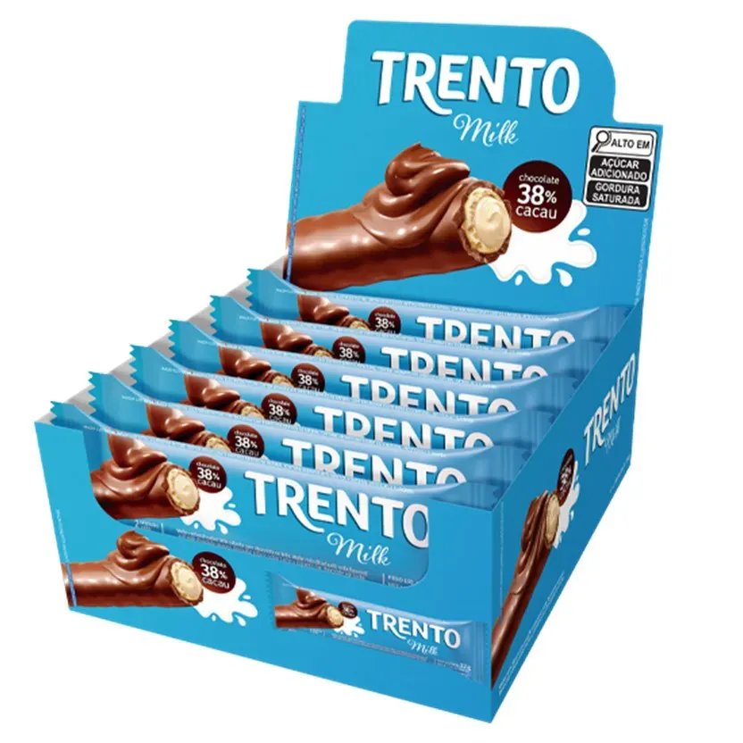 WAFER TRENTO MILK 16X29G 464G