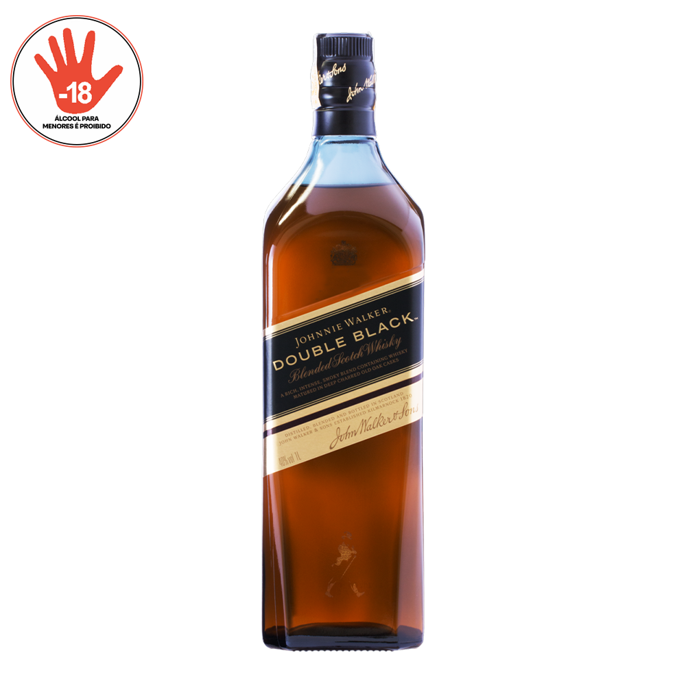 WHISKY JOHNNIE WALKER DOUBLE BLACK 1000ML