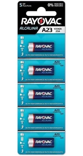 PILHA RAYOVAC ELETRÔNICA ALCALINA V23GA-12V COM 5 UND