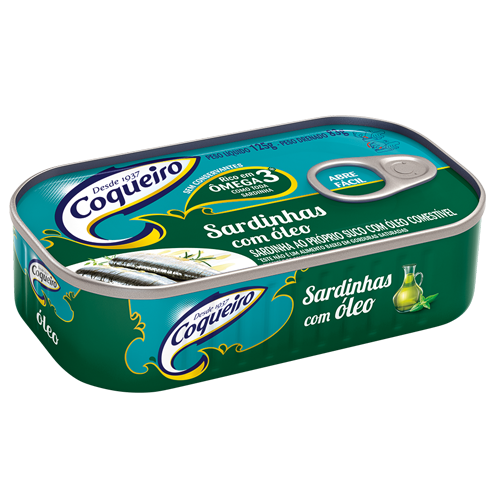 SARDINHAS COM ÓLEO COQUEIRO 125GR