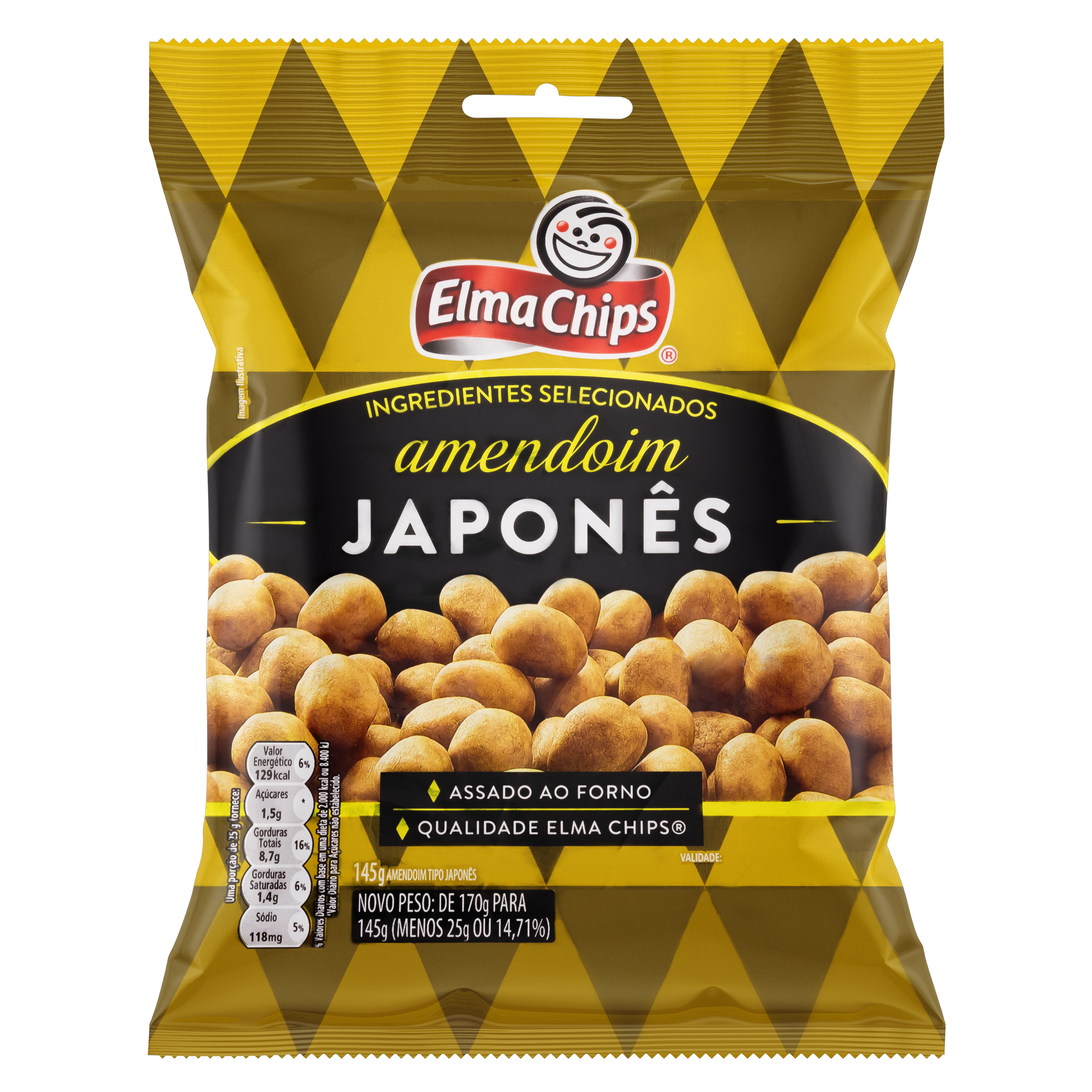 AMENDOIM ELMA CHIPS JAPONES 145G