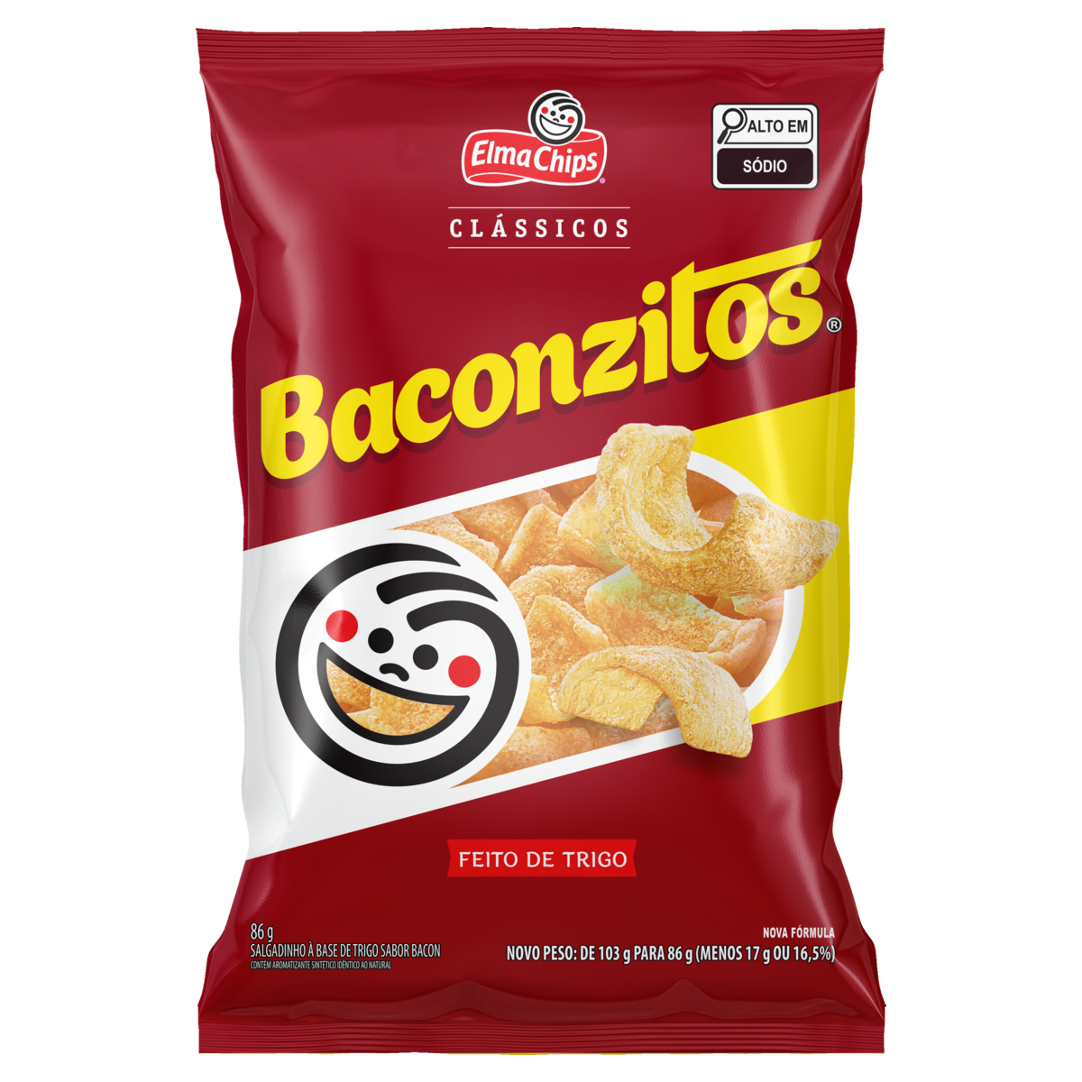 SALGADINHOS BACONZITOS 86G