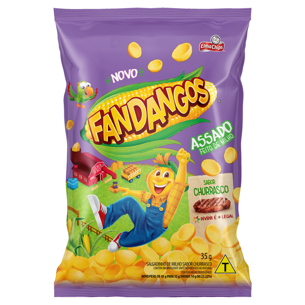 SALGADINHOS FANDANGOS CHURRASCO 35G