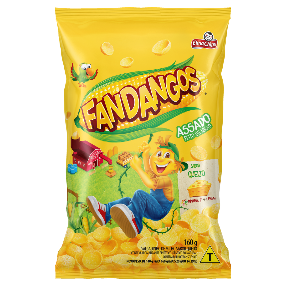 SALGADINHOS FANDANGOS QUEIJO 160G