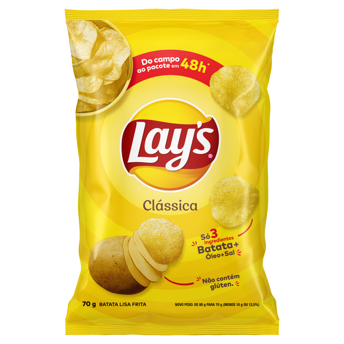 BATATA LAYS CLÁSSICA 70G