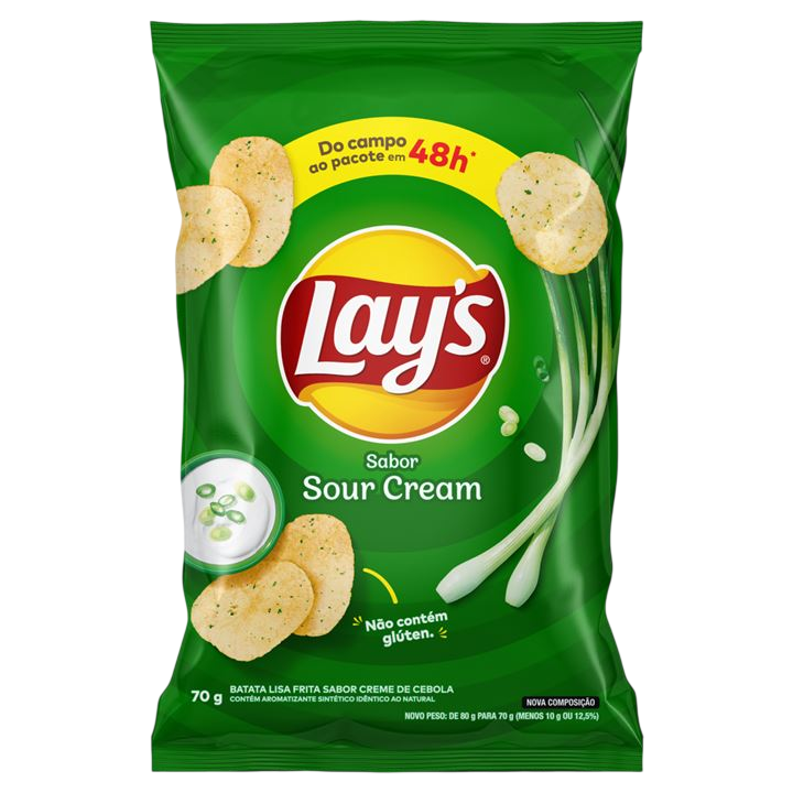 BATATA LAYS CREME DE CEBOLA 70G