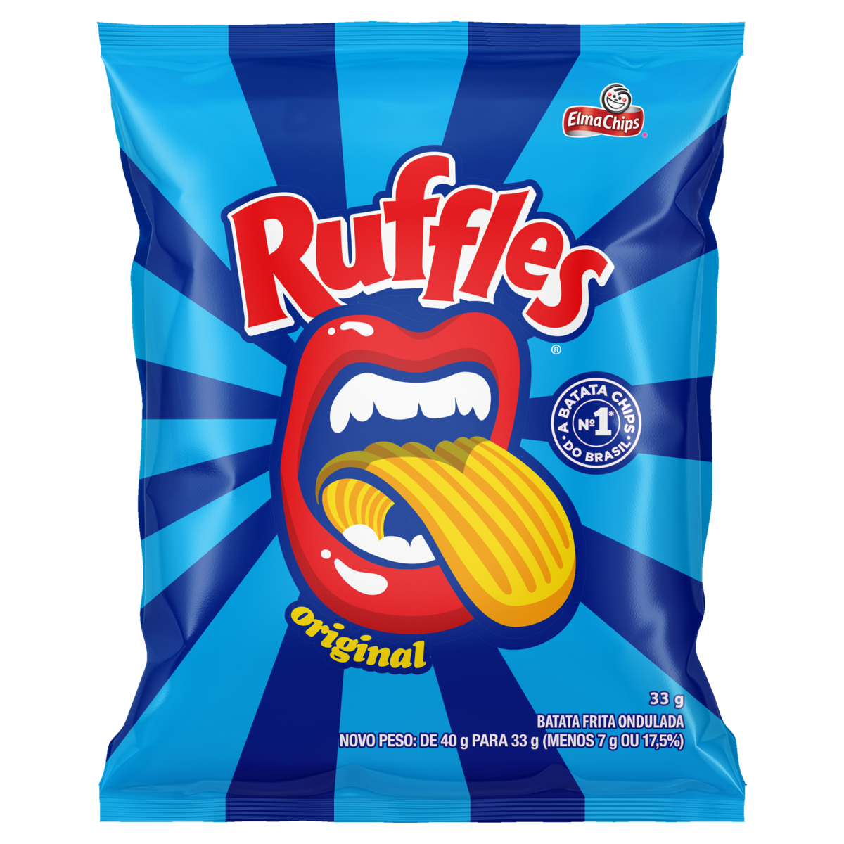 BATATA RUFFLES ORIGINAL 33G