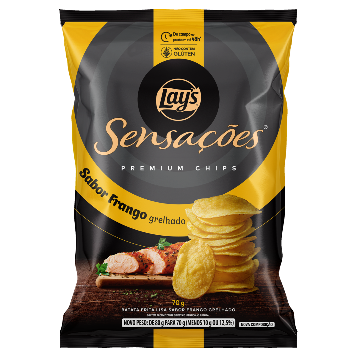 BATATA LAYS SENSAÇÕES FRANGO 70G