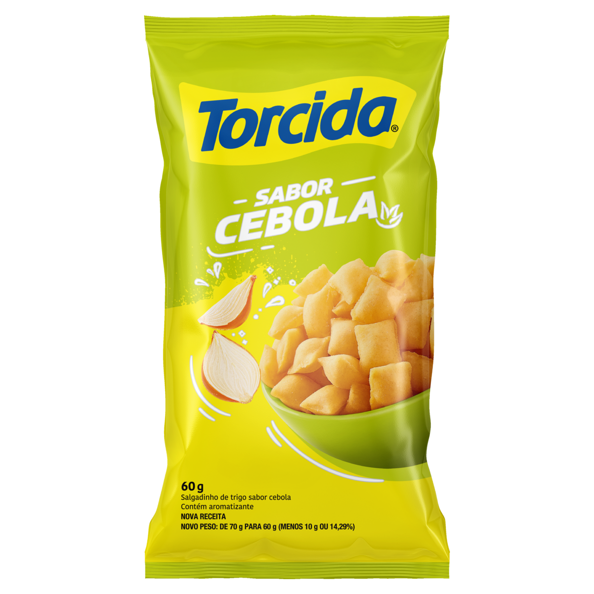 SALGADINHOS TORCIDA CEBOLA 60G