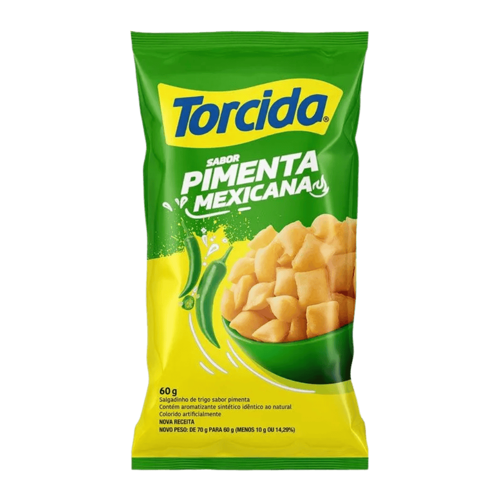 SALGADINHOS TORCIDA PIMENTA MEXICANA 60G