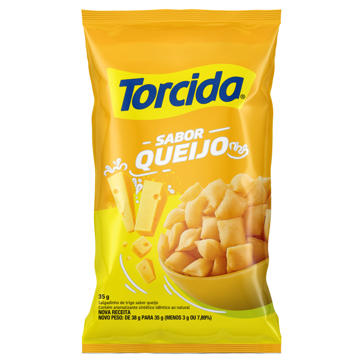 SALGADINHOS TORCIDA QUEIJO 35G