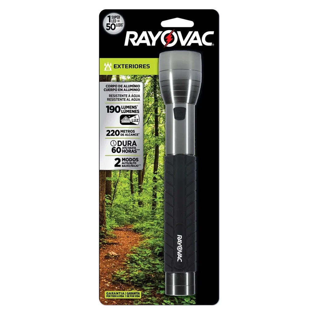 LANTERNA RAYOVAC METAL LED