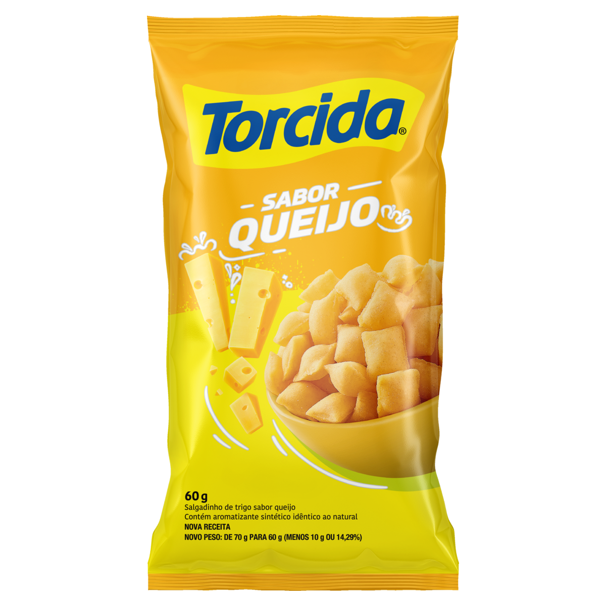SALGADINHOS TORCIDA QUEIJO 60G