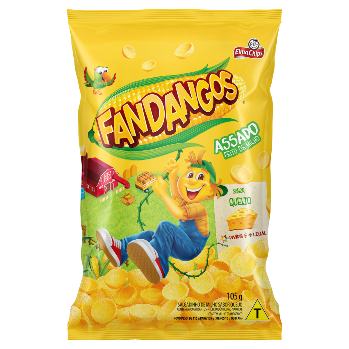 SALGADINHOS FANDANGOS QUEIJO 105G