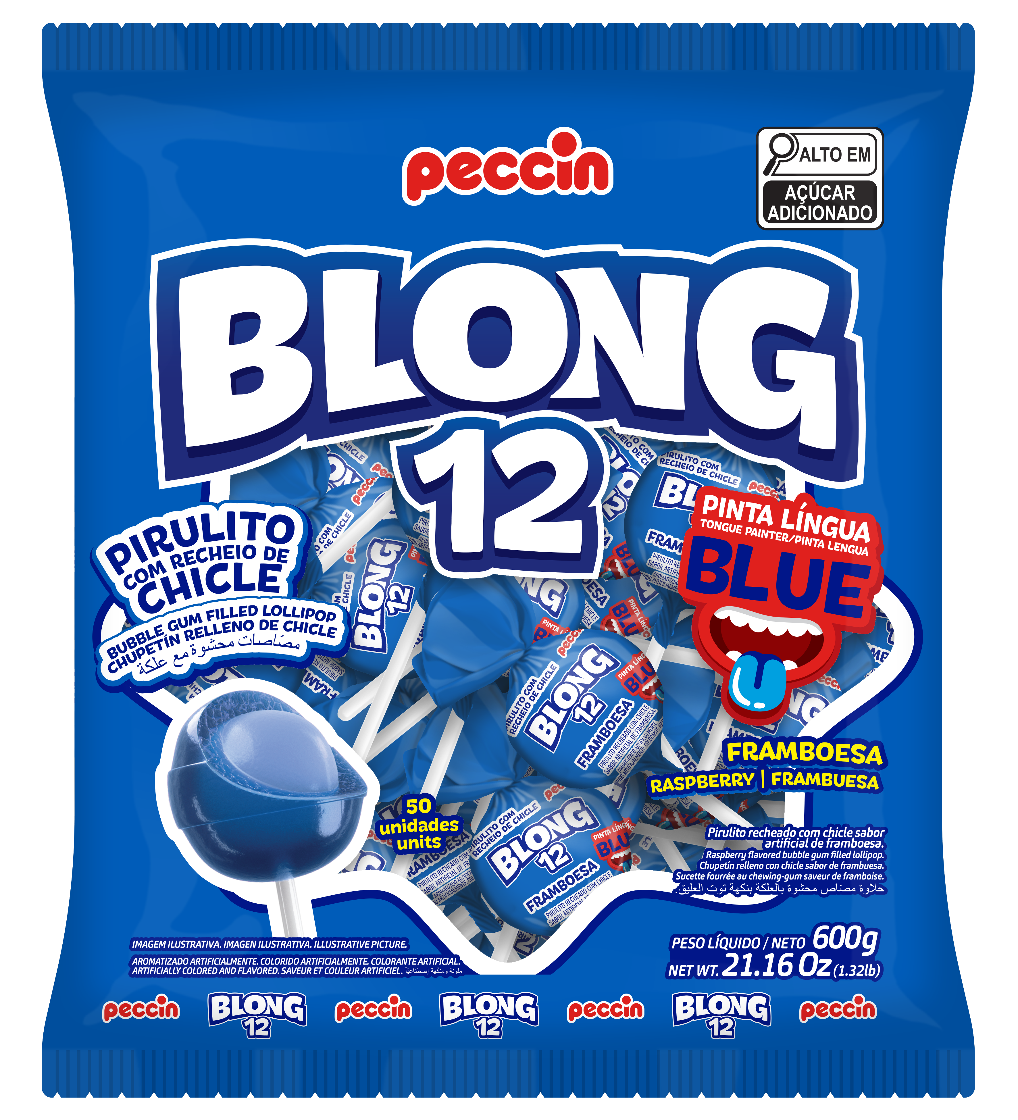 PIRULITO BLONG BLUE 600G
