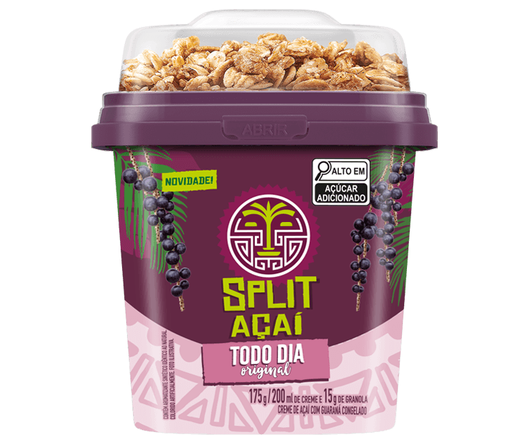 SPLIT AÇAÍ ORIGINAL TODO DIA GRANOLA 200ML