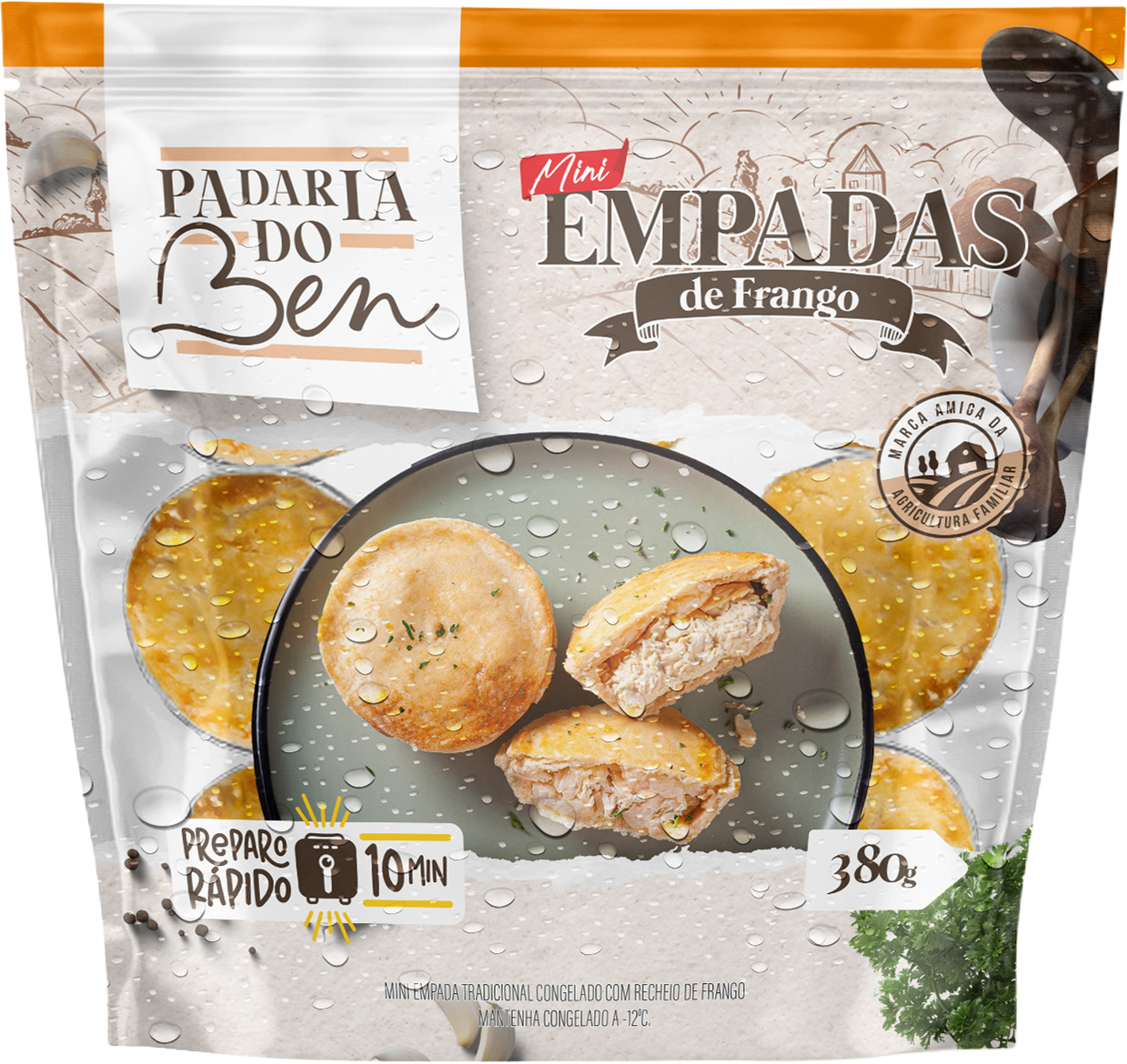 MINI EMPADA DE FRANGO PADARIA DO BEN 380G