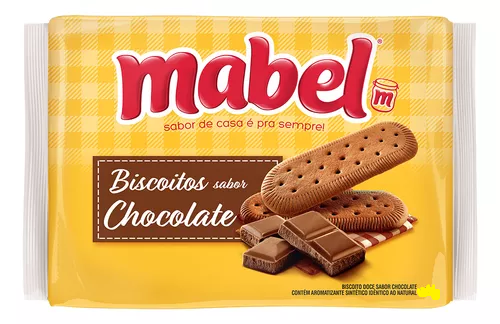 BISCOITO LAMINADO DOCE MABEL CHOCOLATE 300G