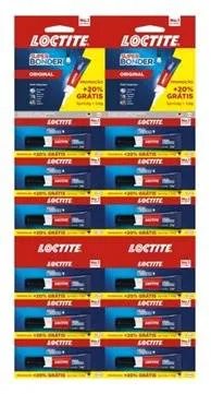 SUPER BONDER LOCTITE 12X3,6G + 0,06G GRÁTIS