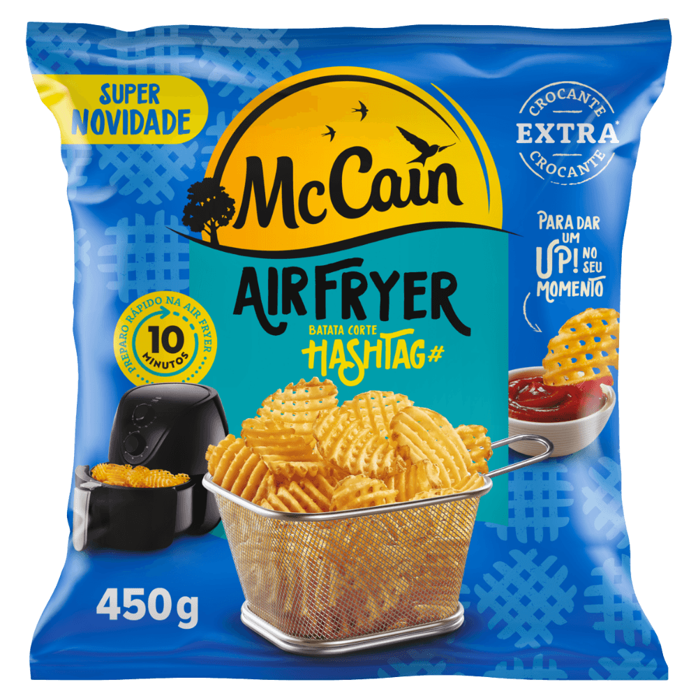 BATATA MCCAIN AIRFRYER HASHTAG 450G