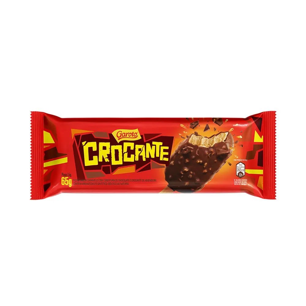 PICOLÉ GAROTO CROCANTE 65G