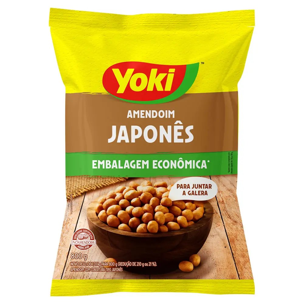 AMENDOIM YOKI JAPONES 800G