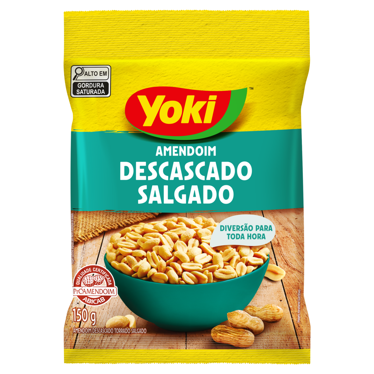 AMENDOIM YOKI DESC TORRADO SALGADO 110G