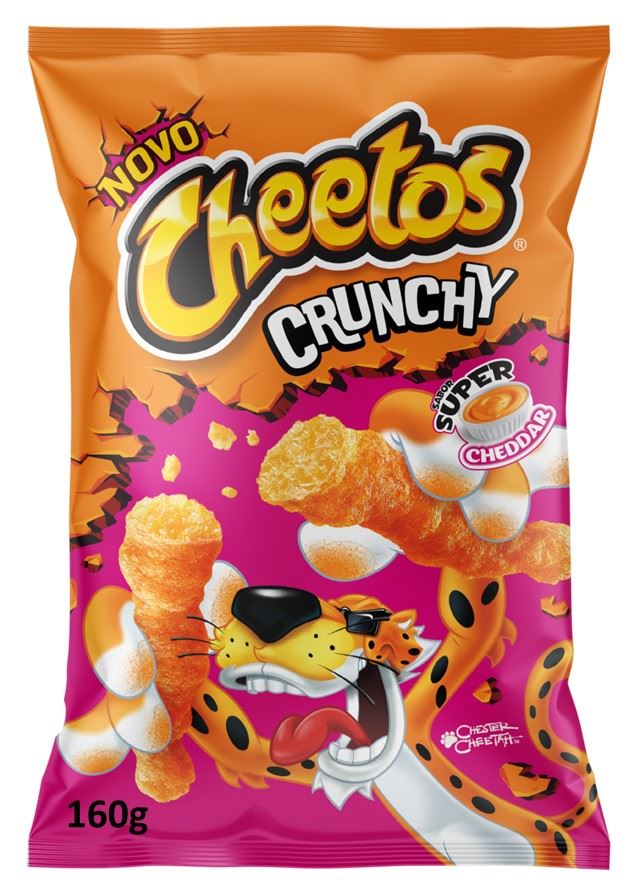 SALGADINHOS CHEETOS CRUNCHY SUPER CHEDDAR 160G