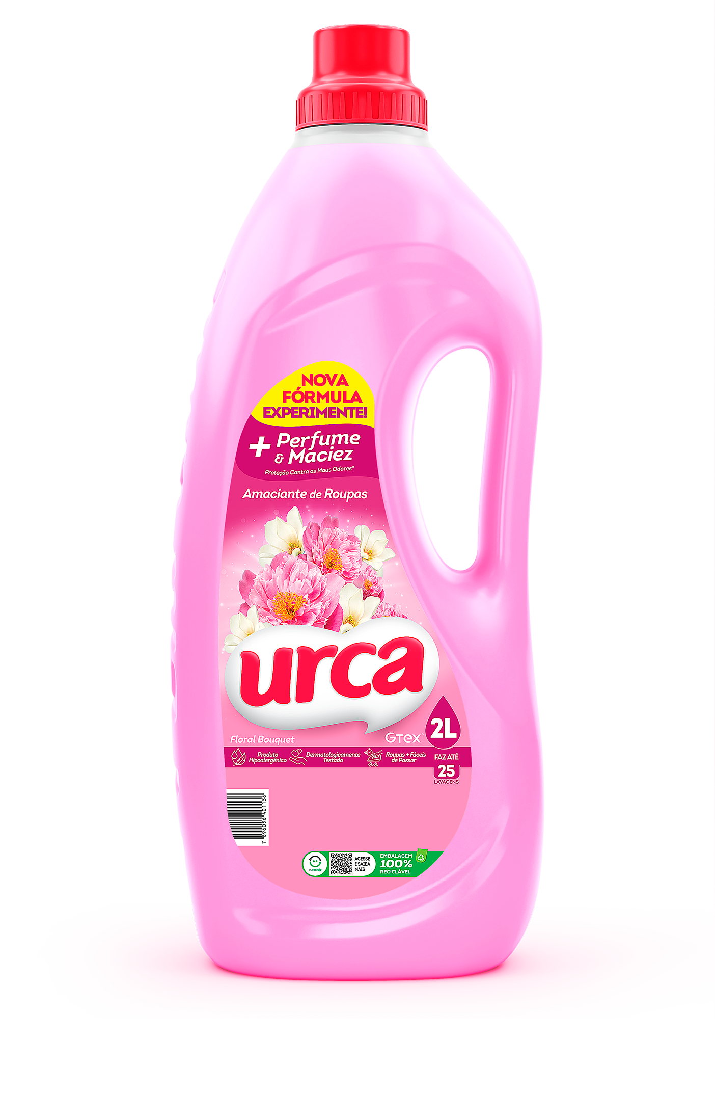 AMACIANTE URCA FLORAL BOUQUET ROSA 2L