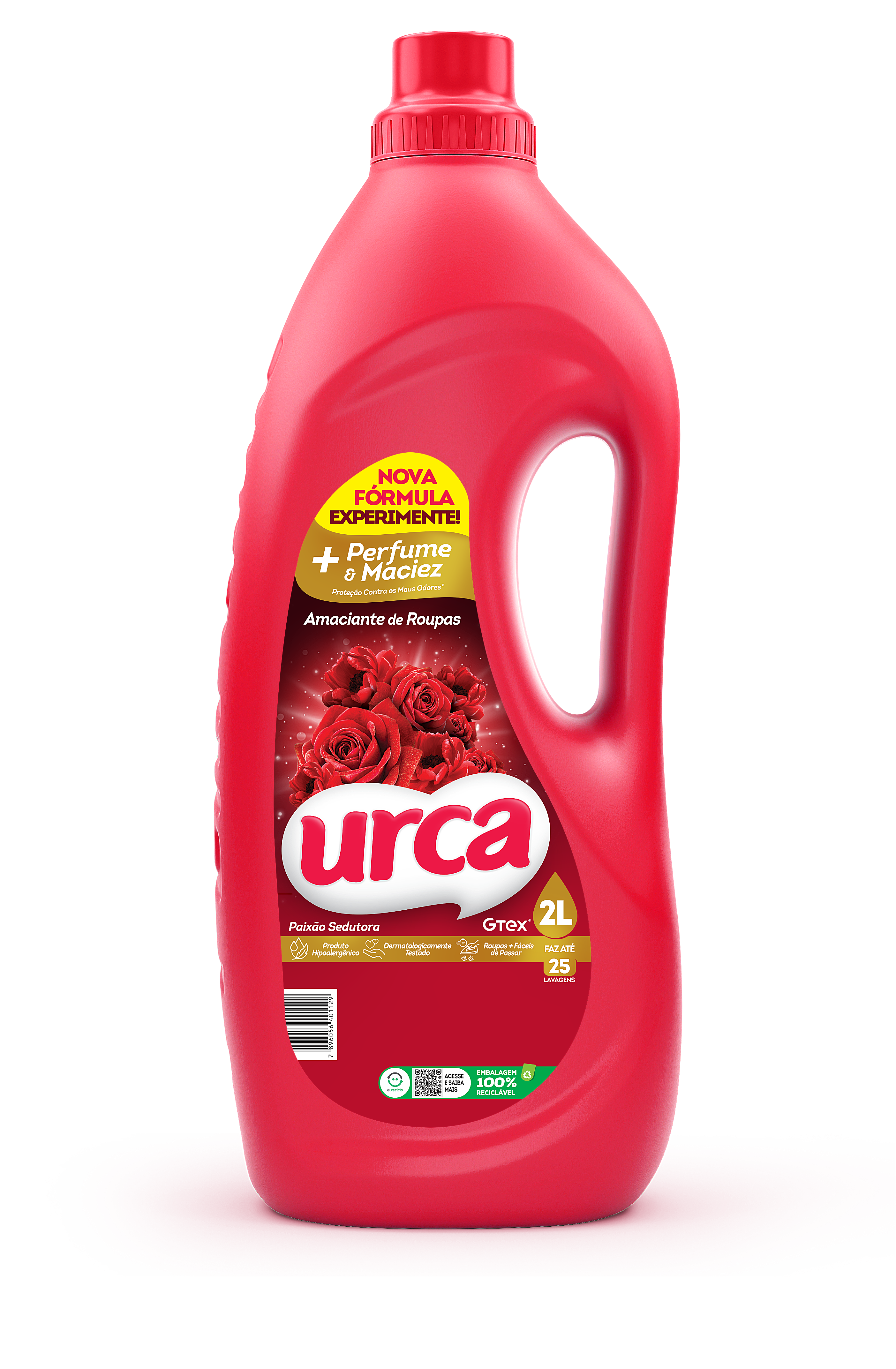 AMACIANTE URCA PAIXÃO SEDUTORA VERMELHO 2L
