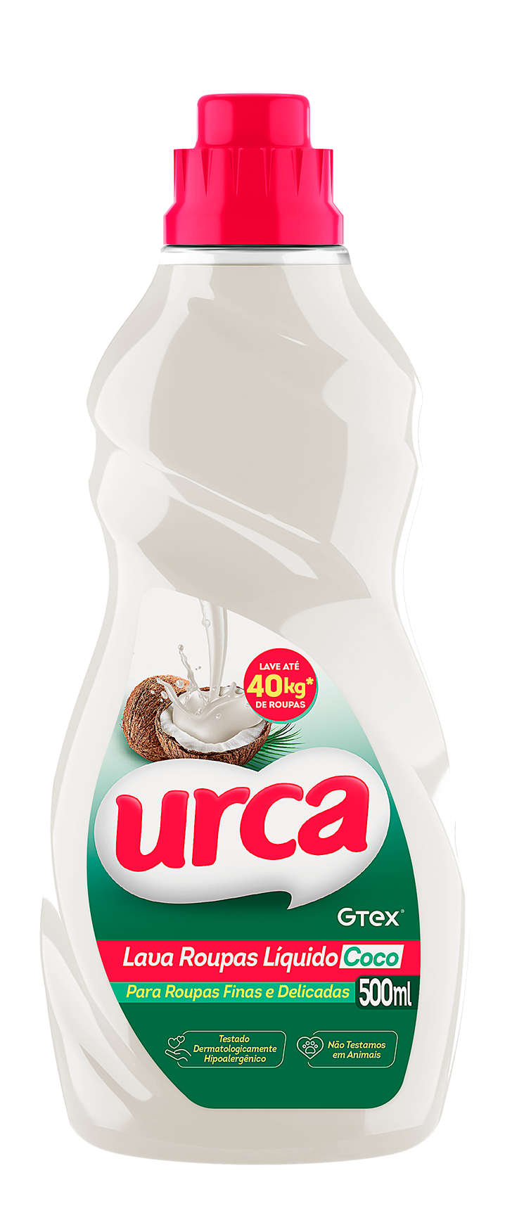 LAVA ROUPAS LÍQUIDO URCA COCO 500ML